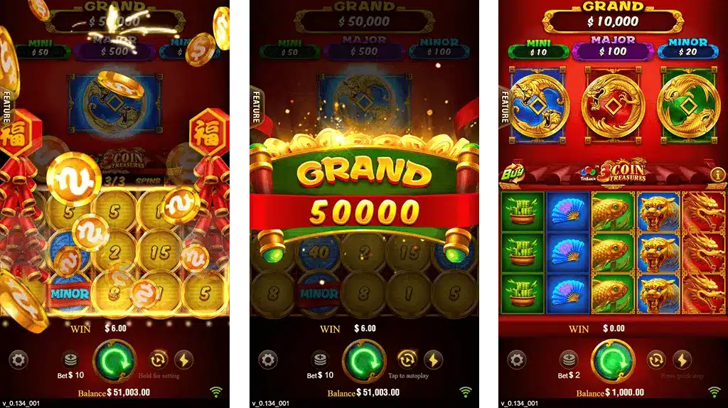 3 Coins Odds96Download Bonus